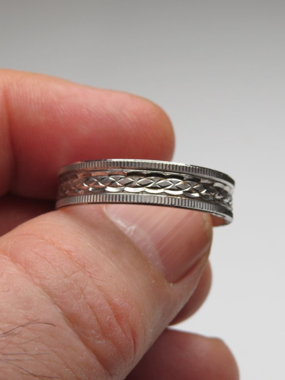 *925 Sterling Silver Diamond Band